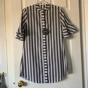 Stripped tunic dress